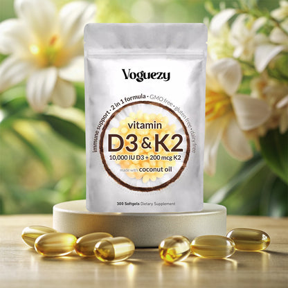 Voguezy™ Vitamin D3 & K2 Soft Gels